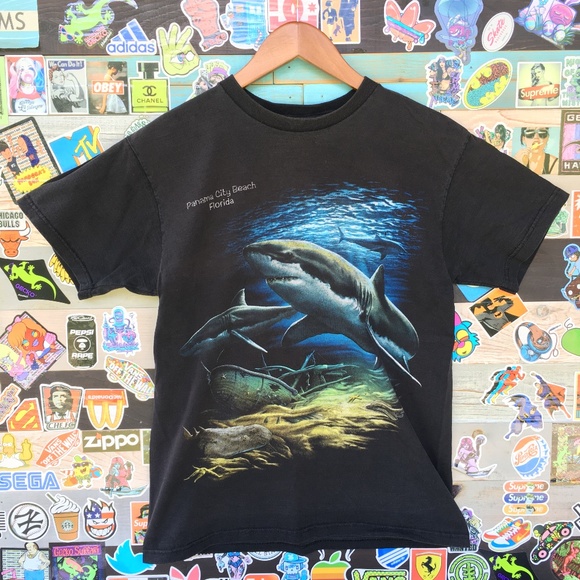 Other - Panama City Beach Florida Shark Tee -M